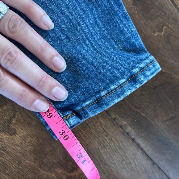 NWT Universal Thread High Rise Skinny Slim Leg Ripped Jeans Stretch Women 2 Long - Picture 7 of 7